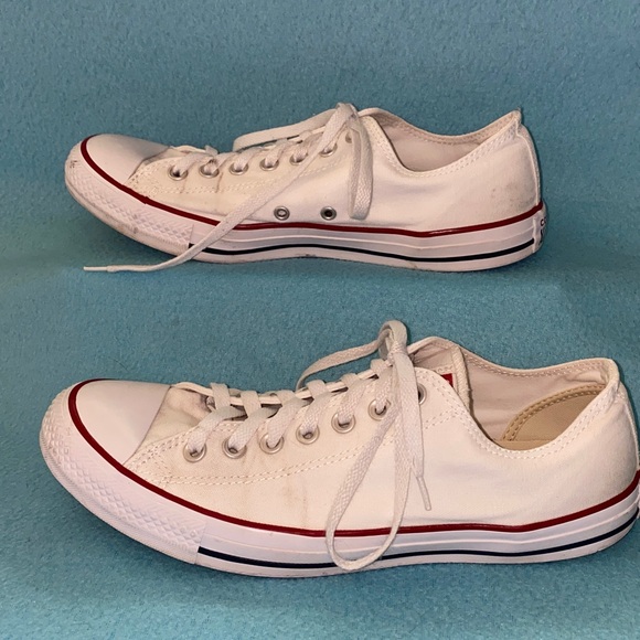CONVERSE Chuck Taylor All Star low top unisex white flawed men’s 10 women’s 12 - Picture 4 of 12